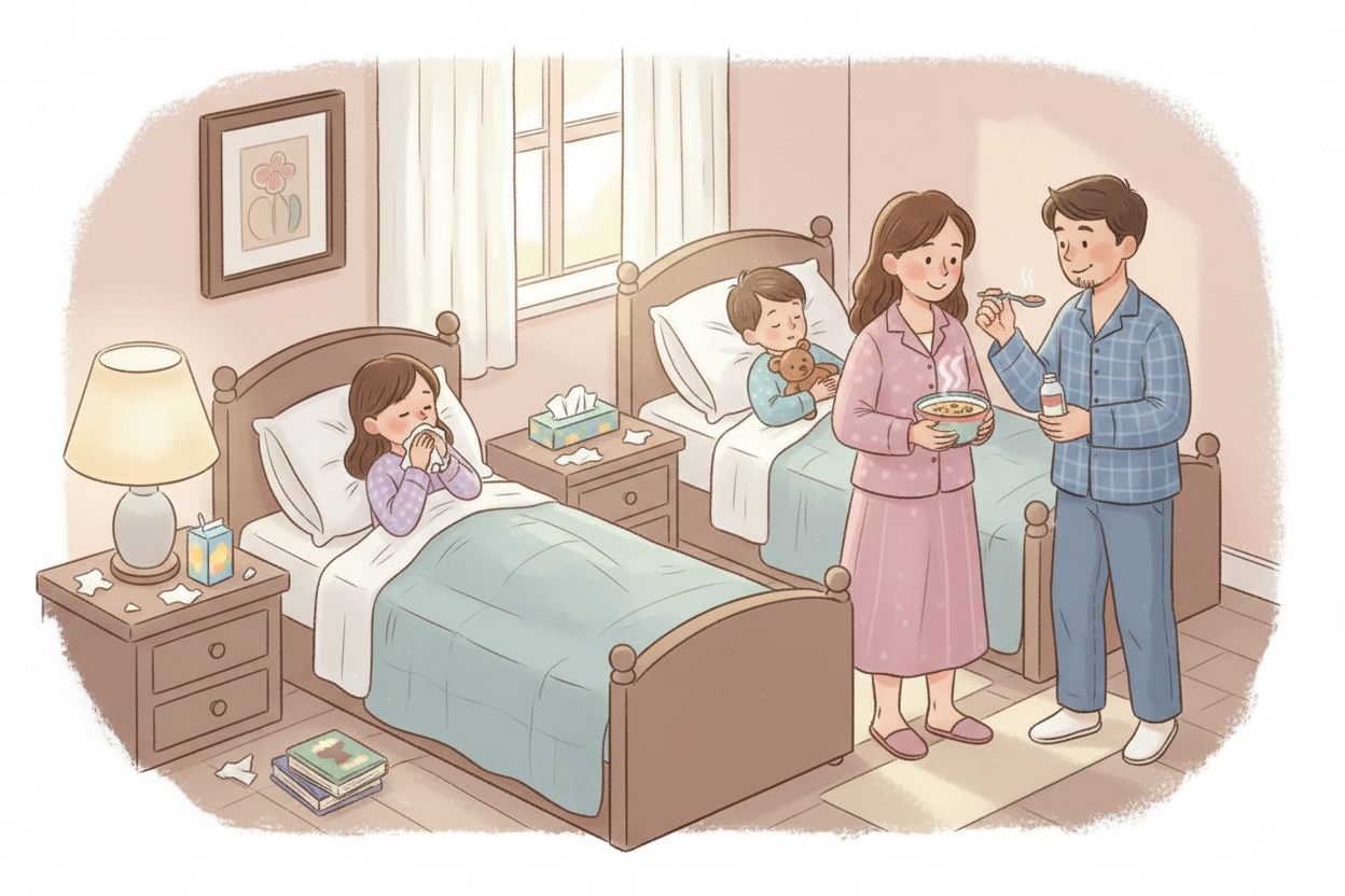 Navigating Flu Season with Faith, Patience, and Parenthood