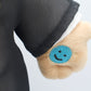 Doll Hand details. Soft Muslim plush doll wearing white shirt and jacket. Khaled toy teaching kids dhikr and nasheeds.